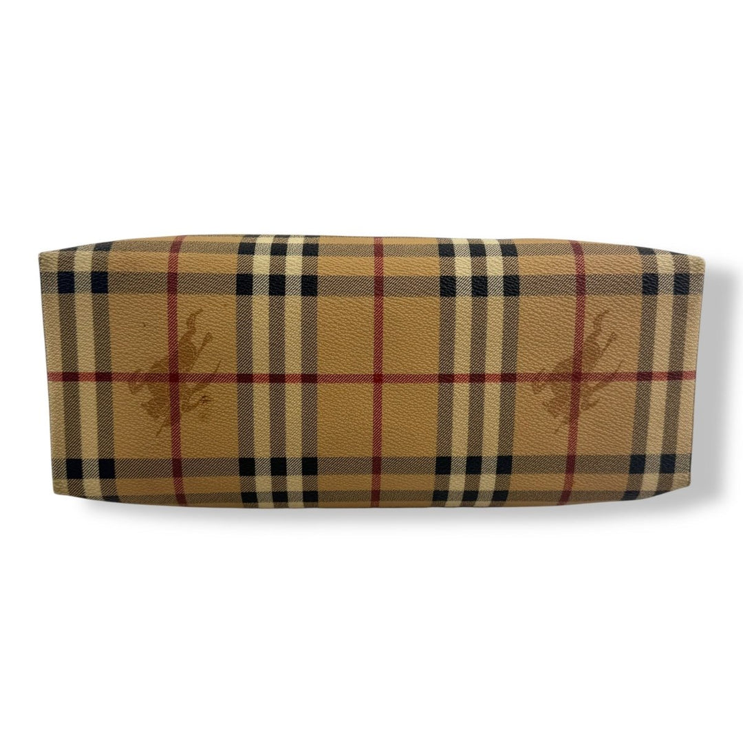 Burberry Beige Haymarket Check Tote Bag - Lux Central