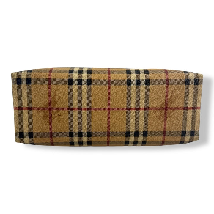 Burberry Beige Haymarket Check Tote Bag - Lux Central