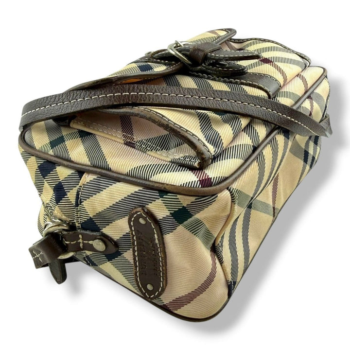 Burberry Beige Vintage Canvas Crossbody Bag - Lux Central