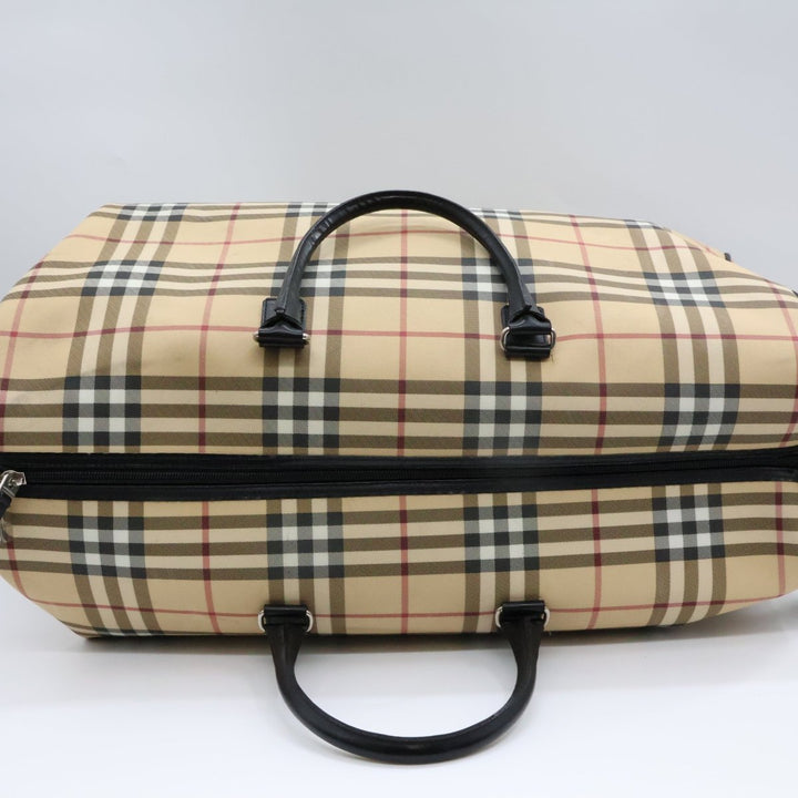 Burberry Check Duffle Beige Bag - Lux Central