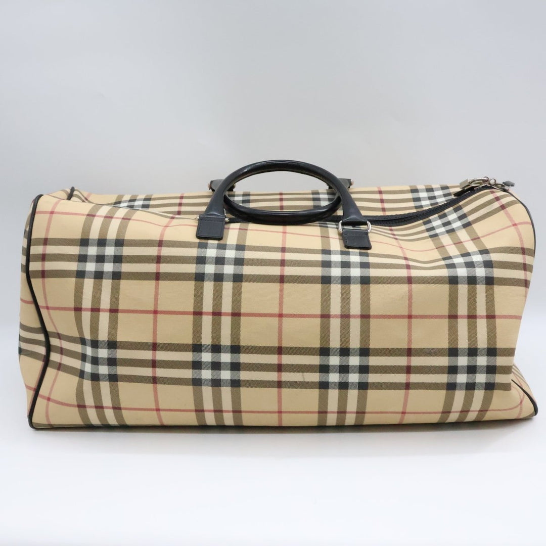 Burberry Check Duffle Beige Bag - Lux Central