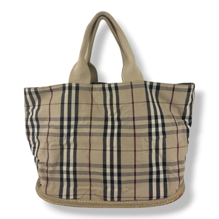 Burberry Cloth Vintage Check Tote Bag - Lux Central