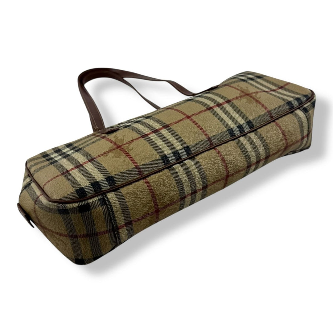 Burberry Haymarket Check Coated Canvas Bowling Bag - Lux Central