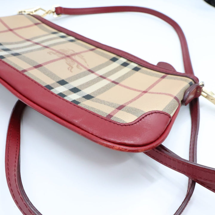Burberry Haymarket Check Coated Canvas Crossbody Bag - Lux Central