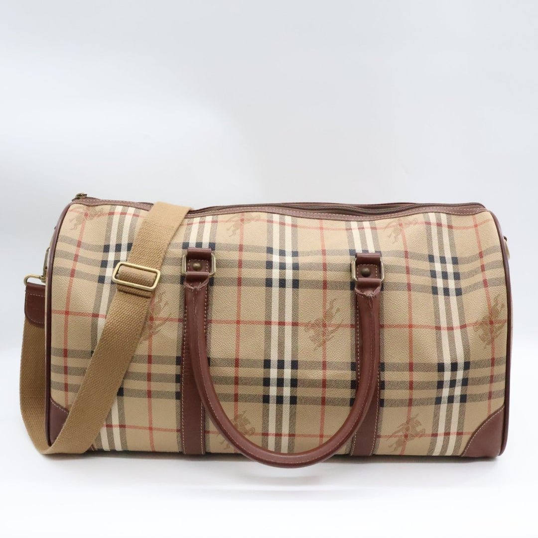 Burberry Haymarket Check Duffle Bag - Lux Central
