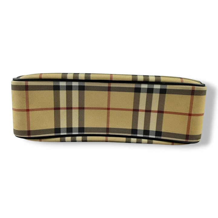 Burberry Nova Check Beige Dome Tote Handbag - Lux Central