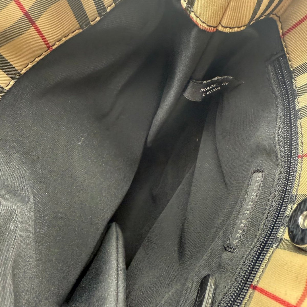 Burberry Nova Check Beige Tote Handbag - Lux Central
