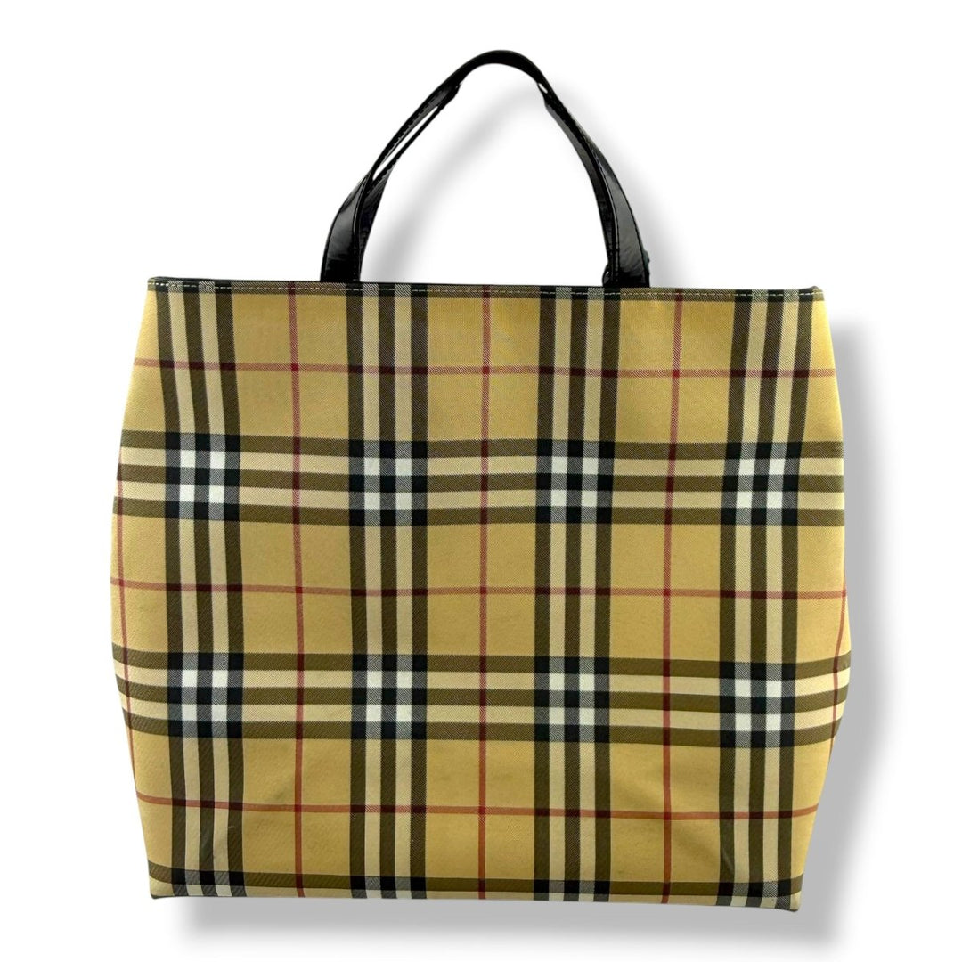 Burberry Nova Check Large Tote Bag - Lux Central