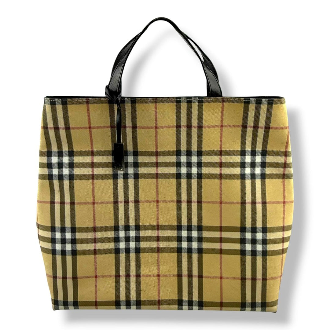Burberry Nova Check Large Tote Bag - Lux Central