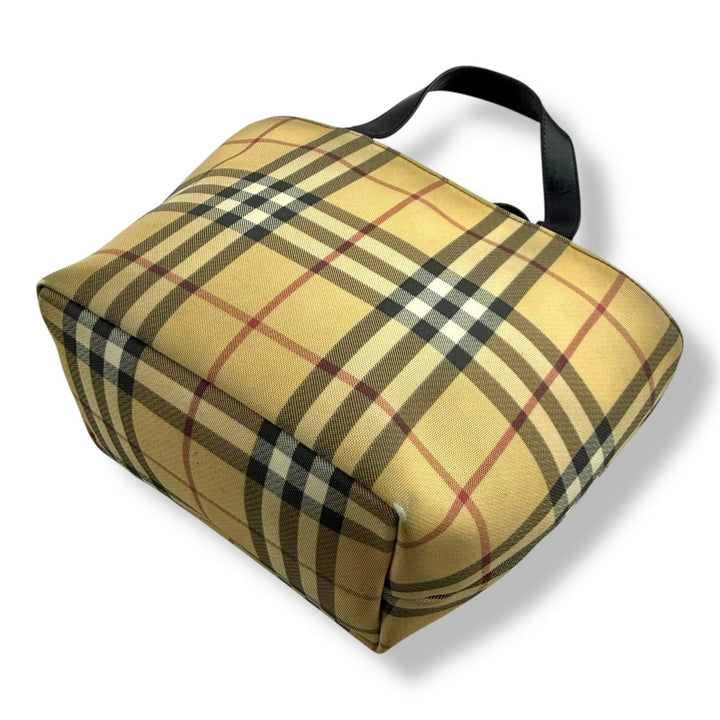Burberry Nova Check Mini Beige Tote Handbag - Lux Central