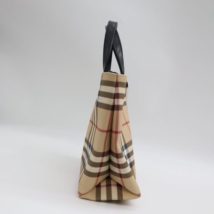 Burberry Nova Check Mini Beige Tote Handbag - Lux Central