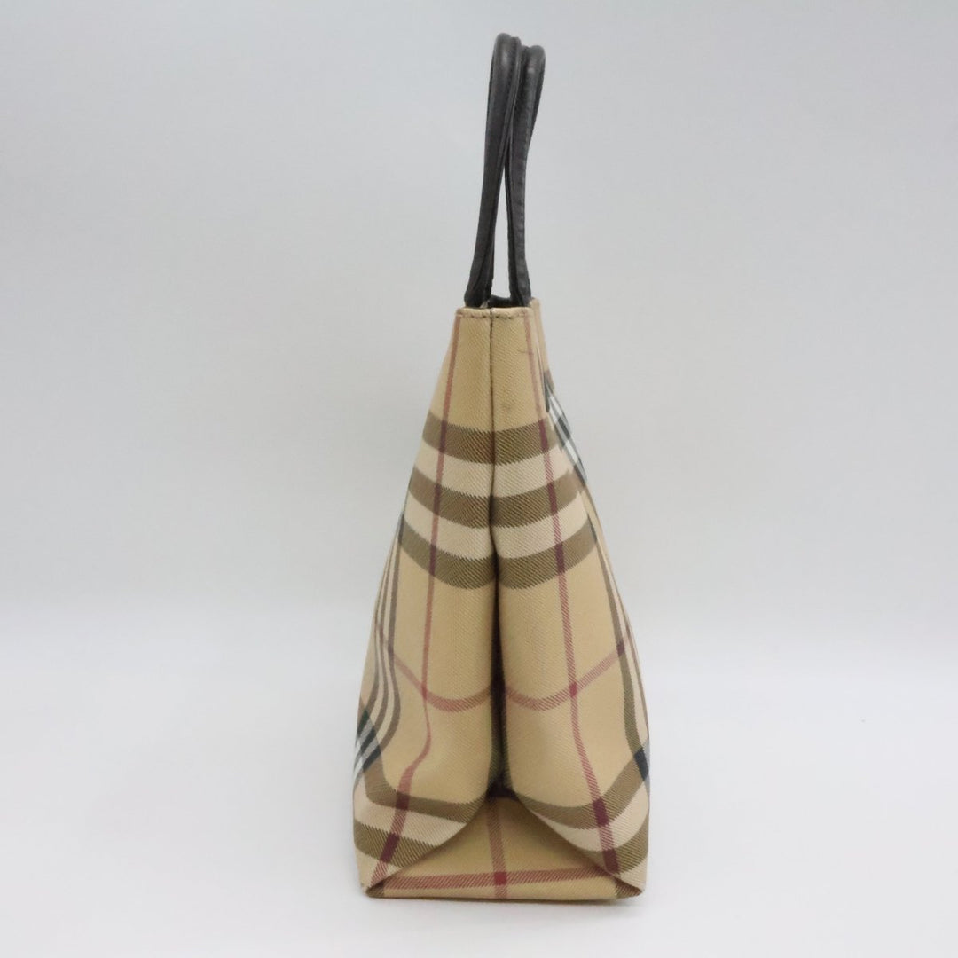 Burberry Nova Check Mini Beige Tote Handbag - Lux Central
