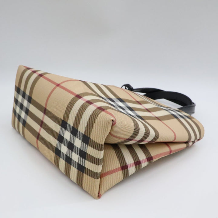 Burberry Nova Check Mini Beige Tote Handbag - Lux Central