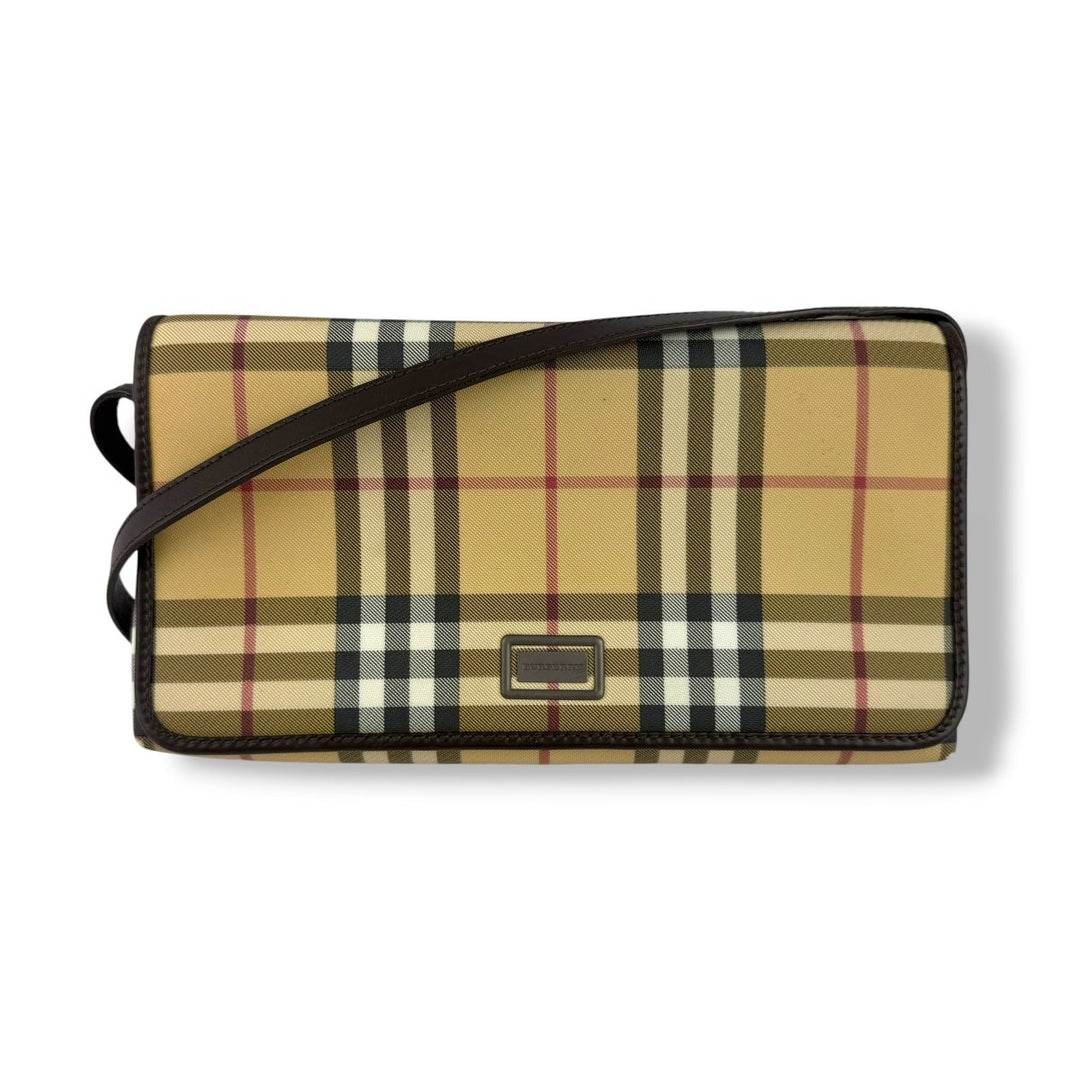 Burberry Nova Check Shoulder Handbag - Lux Central