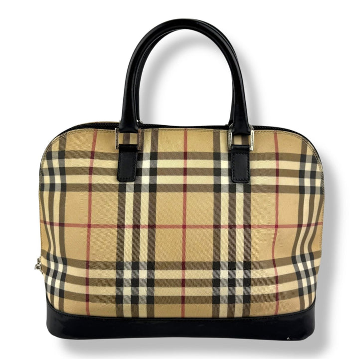 Burberry Nova Vintage Check Dome Handbag - Lux Central