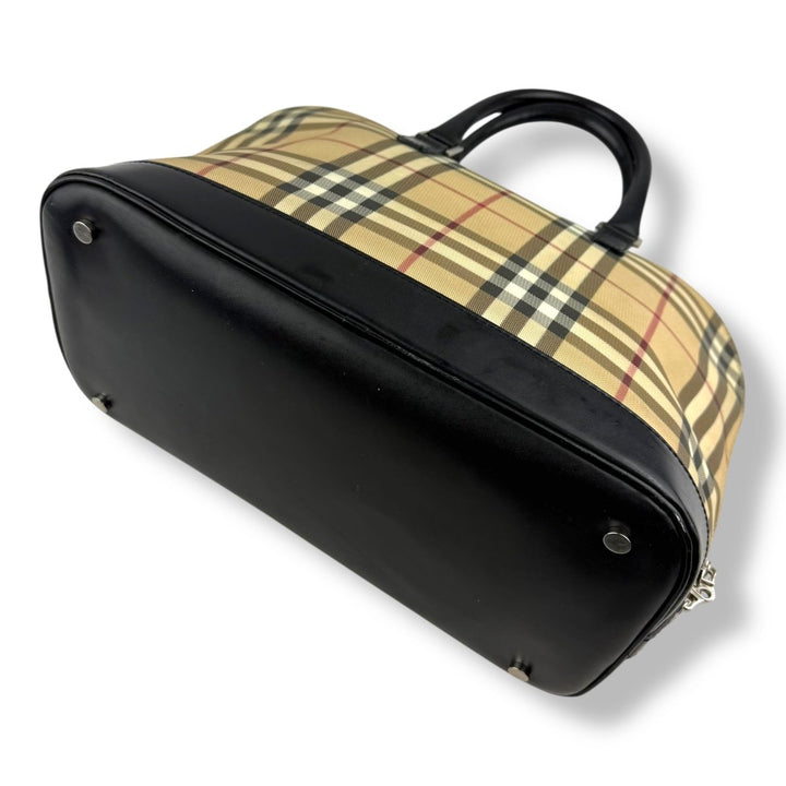 Burberry Nova Vintage Check Dome Handbag - Lux Central