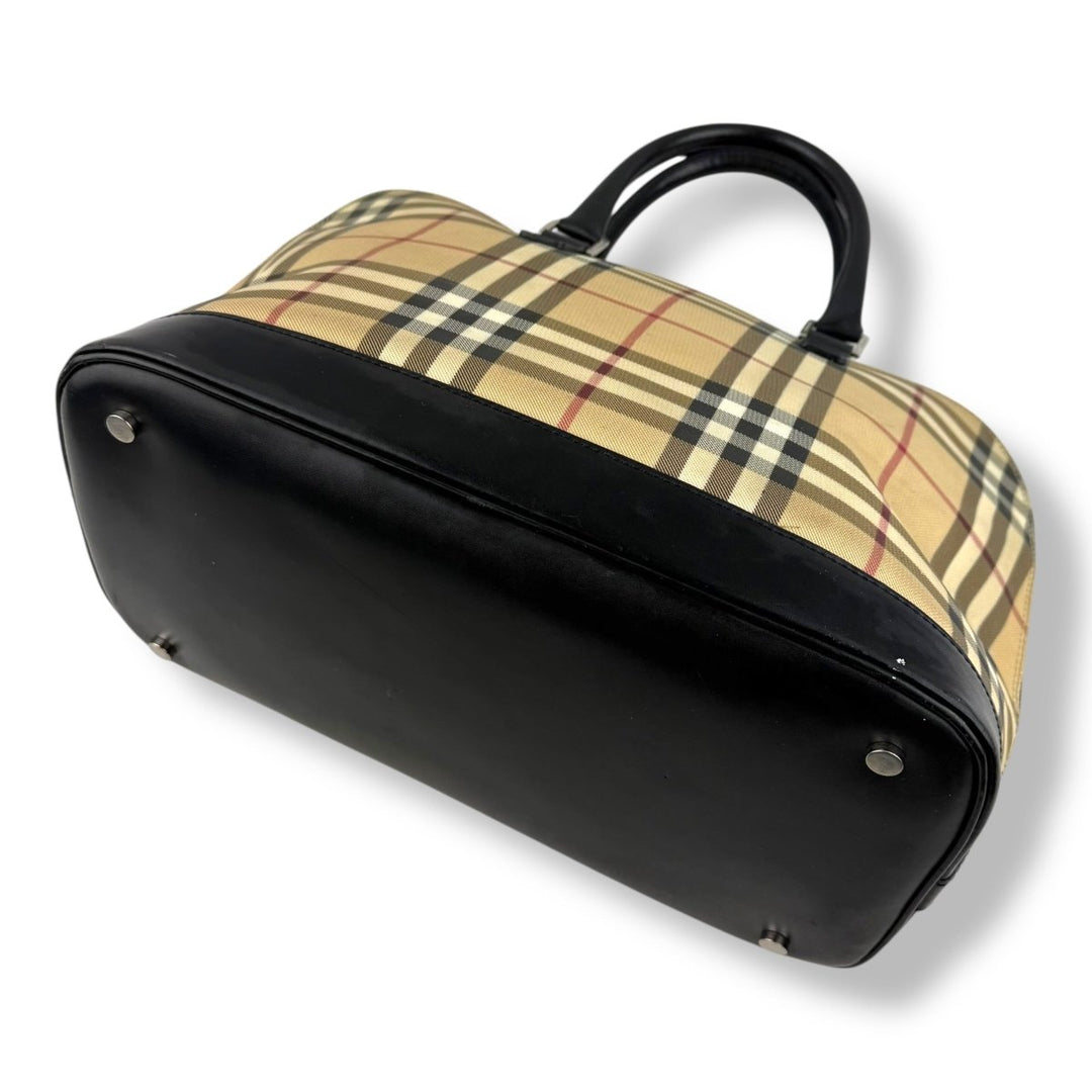 Burberry Nova Vintage Check Dome Handbag - Lux Central