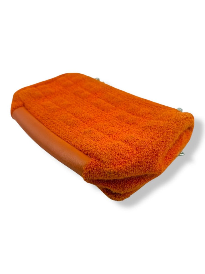 Burberry Orange Lola Fabric Quilted Handbag - Lux Central