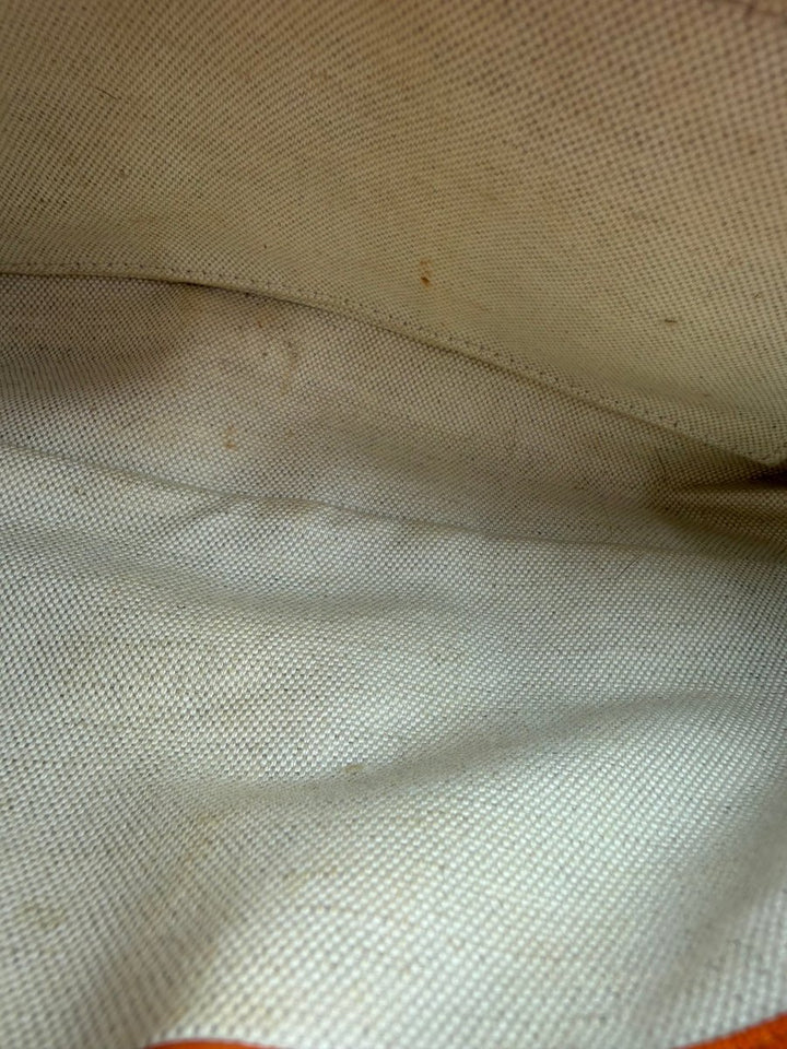 Burberry Orange Lola Fabric Quilted Handbag - Lux Central