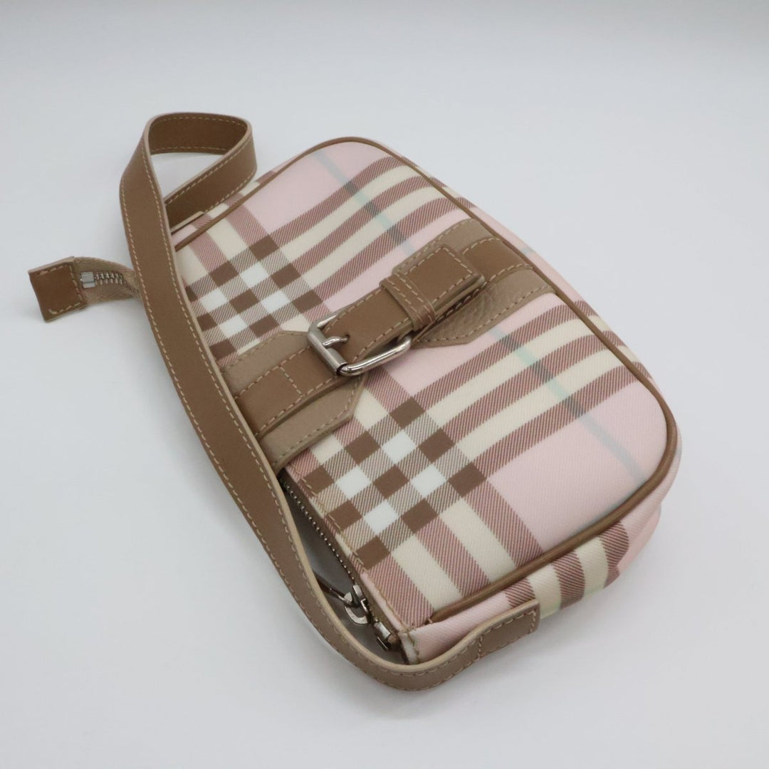 Burberry Pink Nova Clutch Handbag - Lux Central