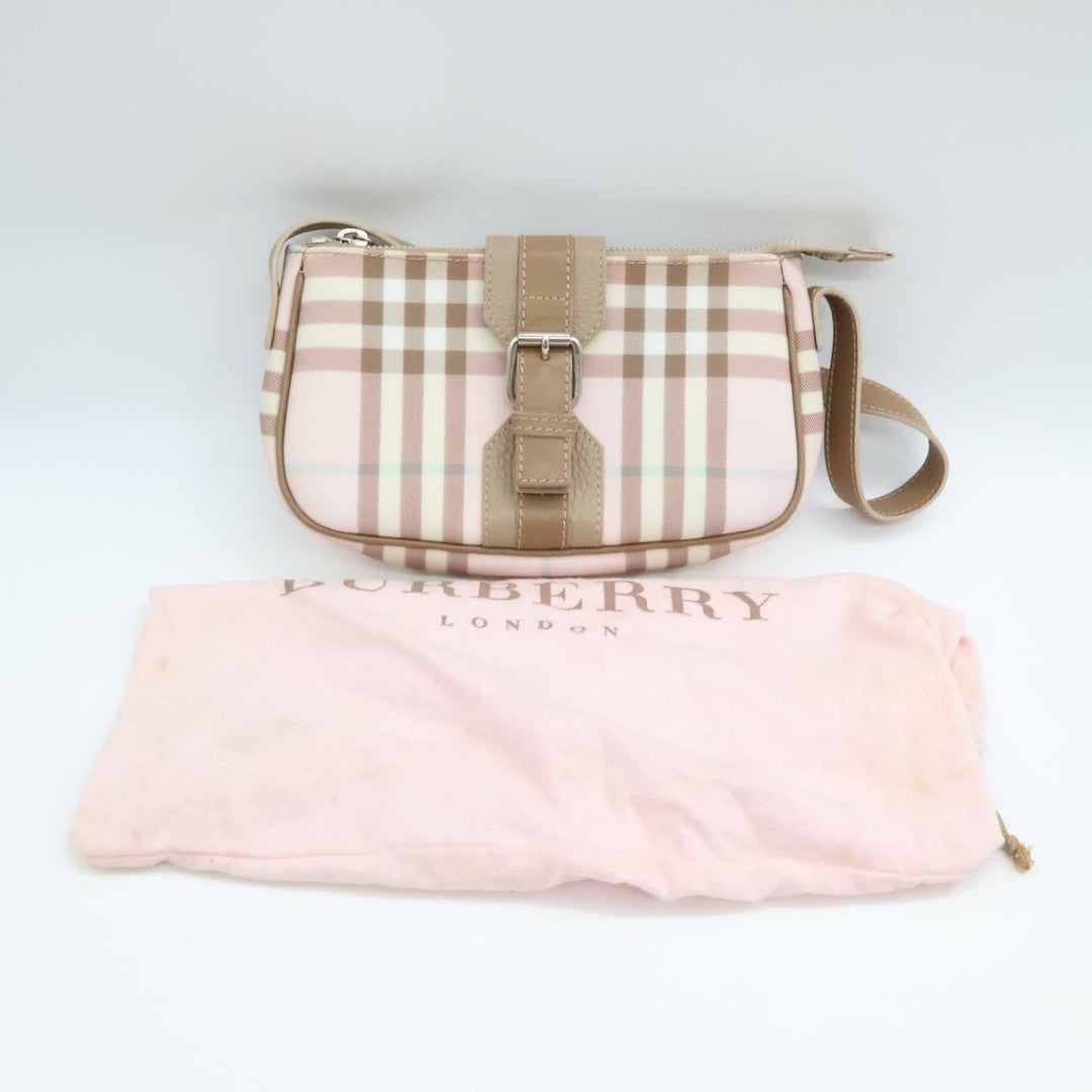 Burberry Pink Nova Clutch Handbag - Lux Central