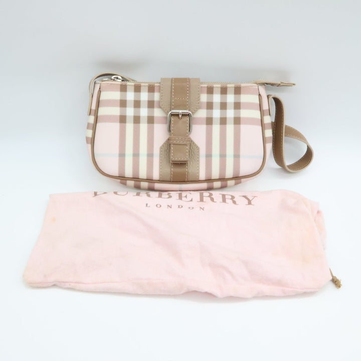 Burberry Pink Nova Clutch Handbag - Lux Central