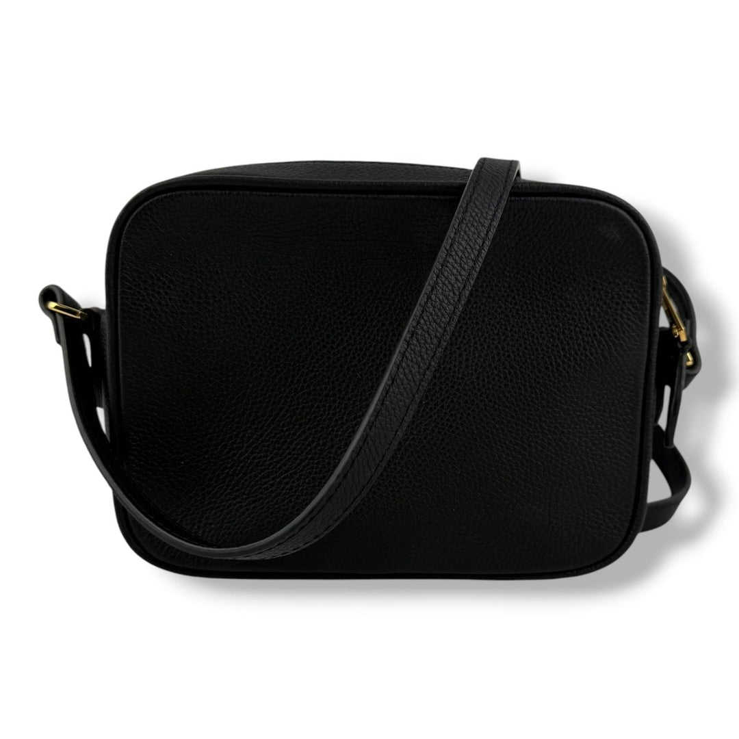 Burberry TB Black Leather Crossbody Bag - Lux Central
