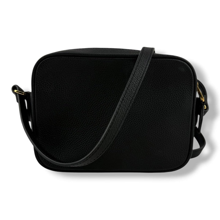Burberry TB Black Leather Crossbody Bag - Lux Central