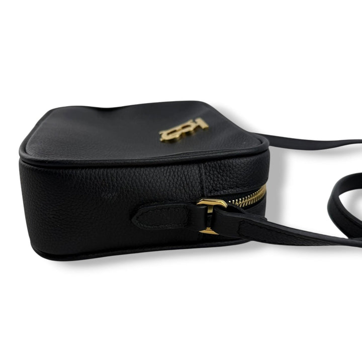 Burberry TB Black Leather Crossbody Bag - Lux Central