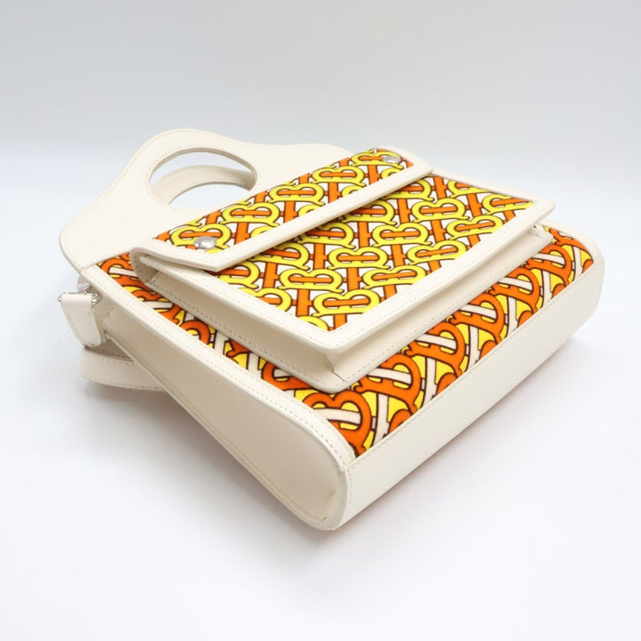 Burberry TB Orange Monogram Crossbody Bag - Lux Central