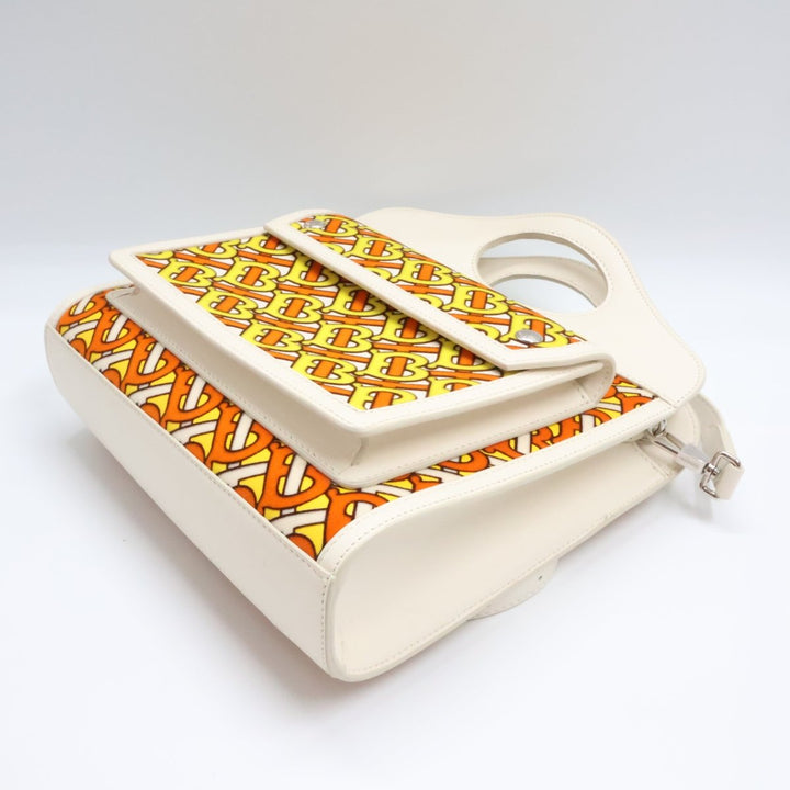 Burberry TB Orange Monogram Crossbody Bag - Lux Central