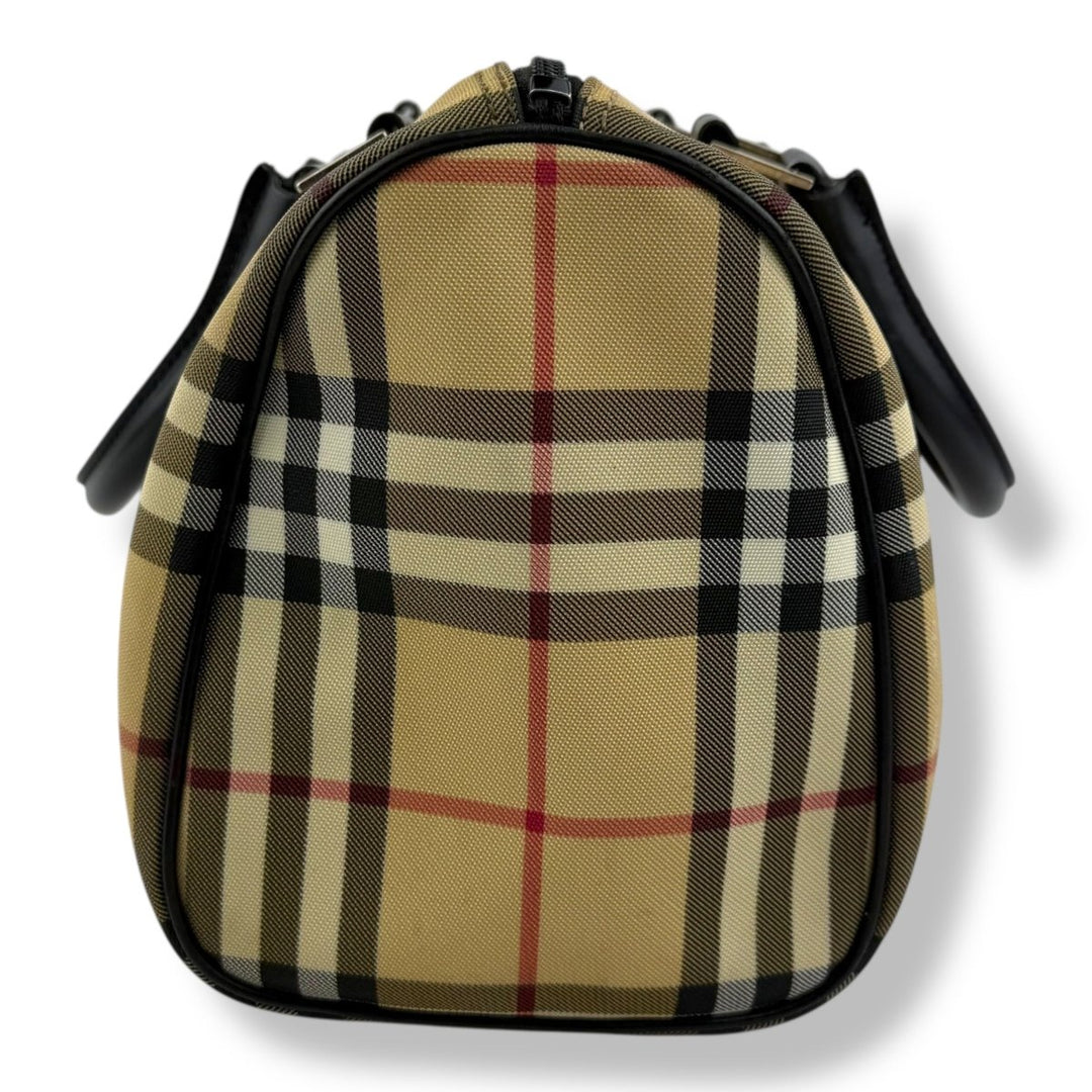 Burberry Vintage Check Boston Tote Handbag - Lux Central