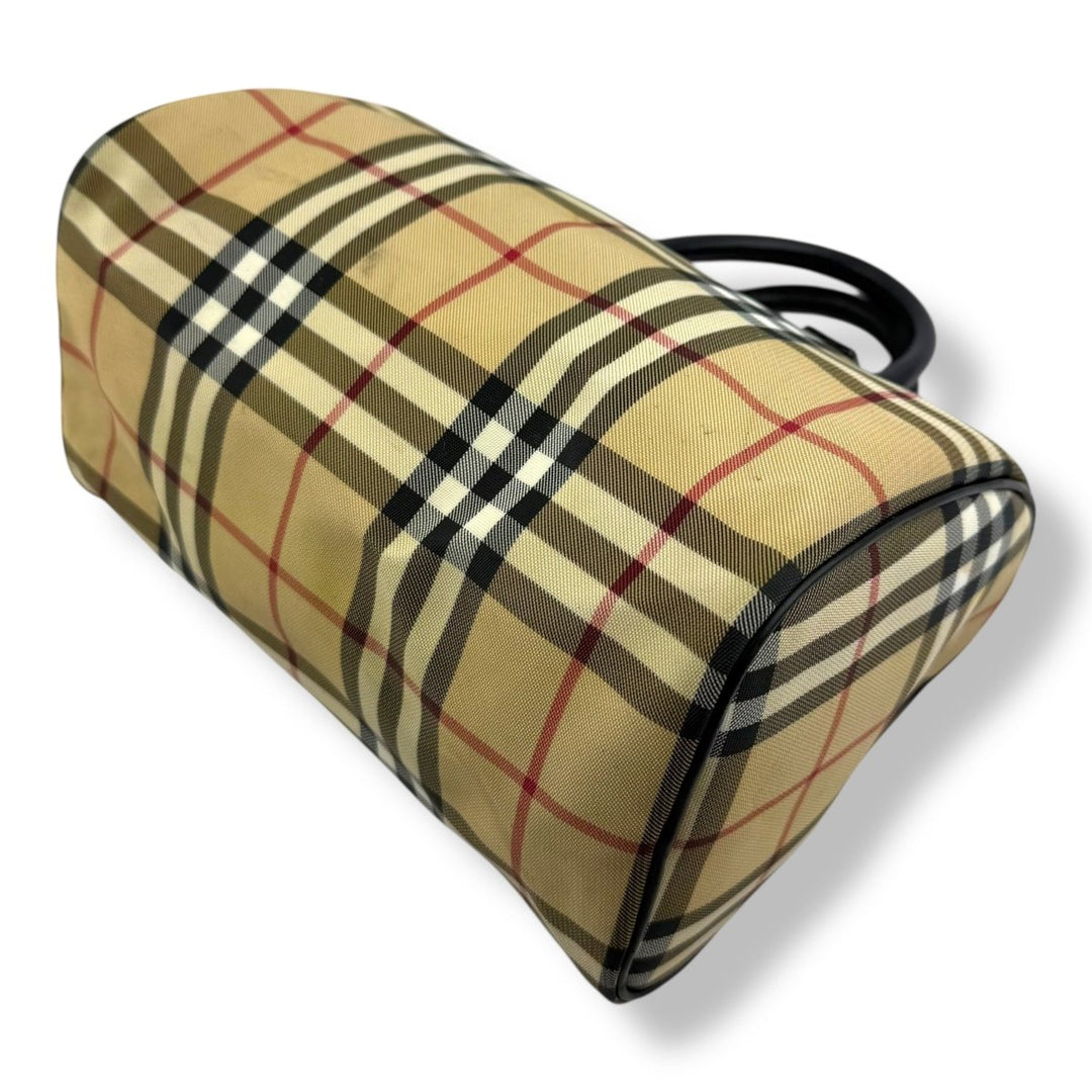 Burberry Vintage Check Boston Tote Handbag - Lux Central