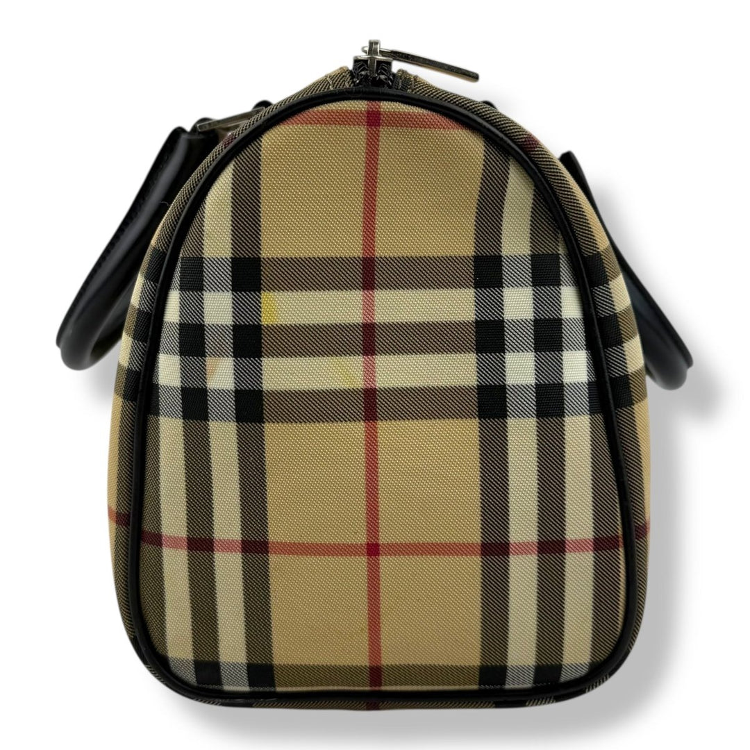 Burberry Vintage Check Boston Tote Handbag - Lux Central
