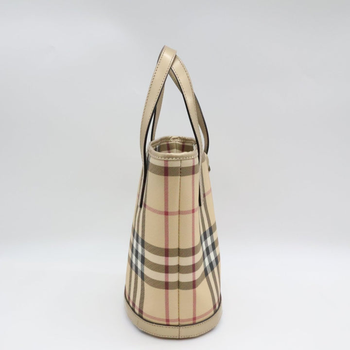 Burberry Vintage Check Mini Bucket Tote Bag - Lux Central