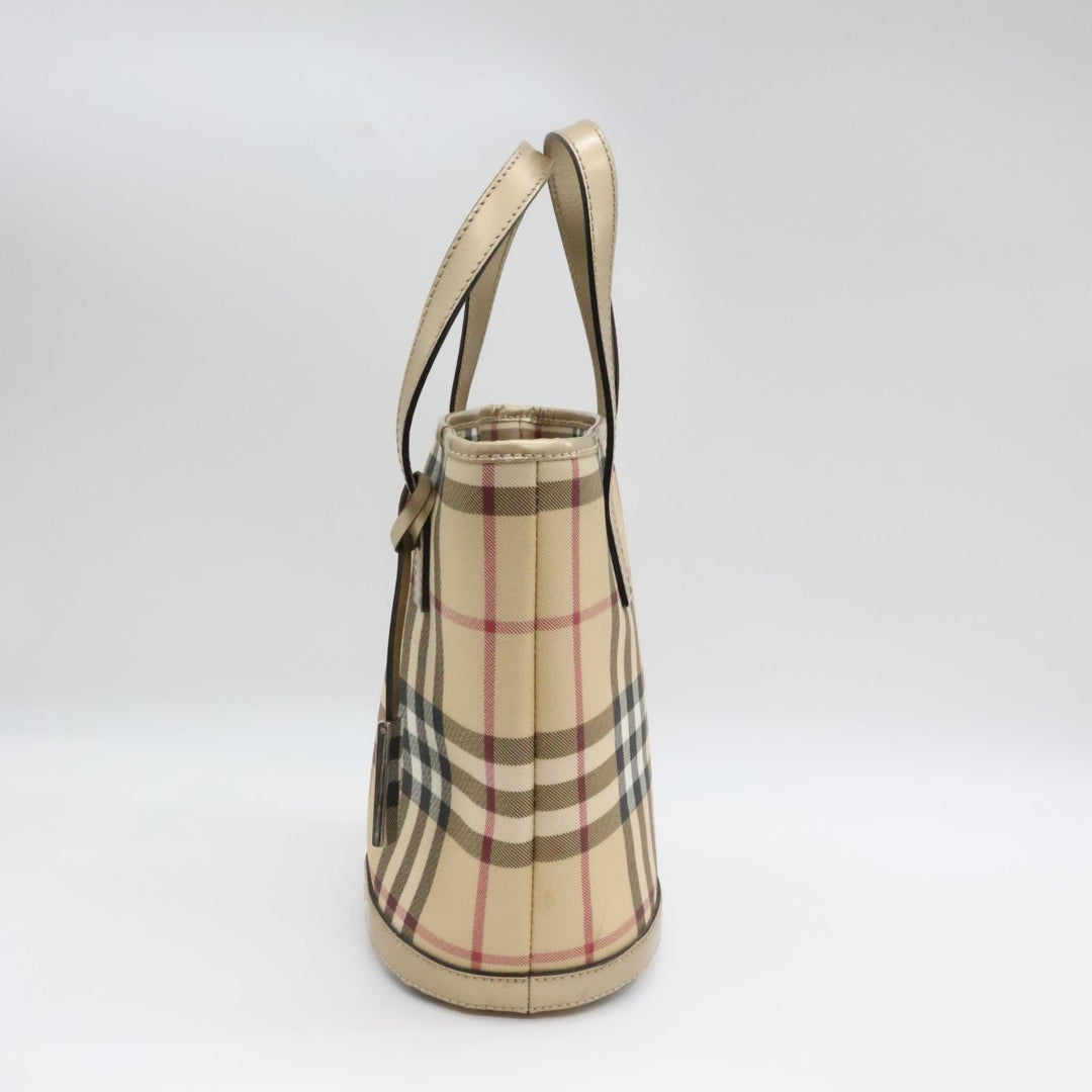 Burberry Vintage Check Mini Bucket Tote Bag - Lux Central