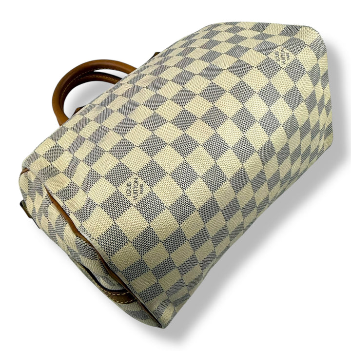 Louis Vuitton Damier Azur Speedy Bandouliere 25 Handbag