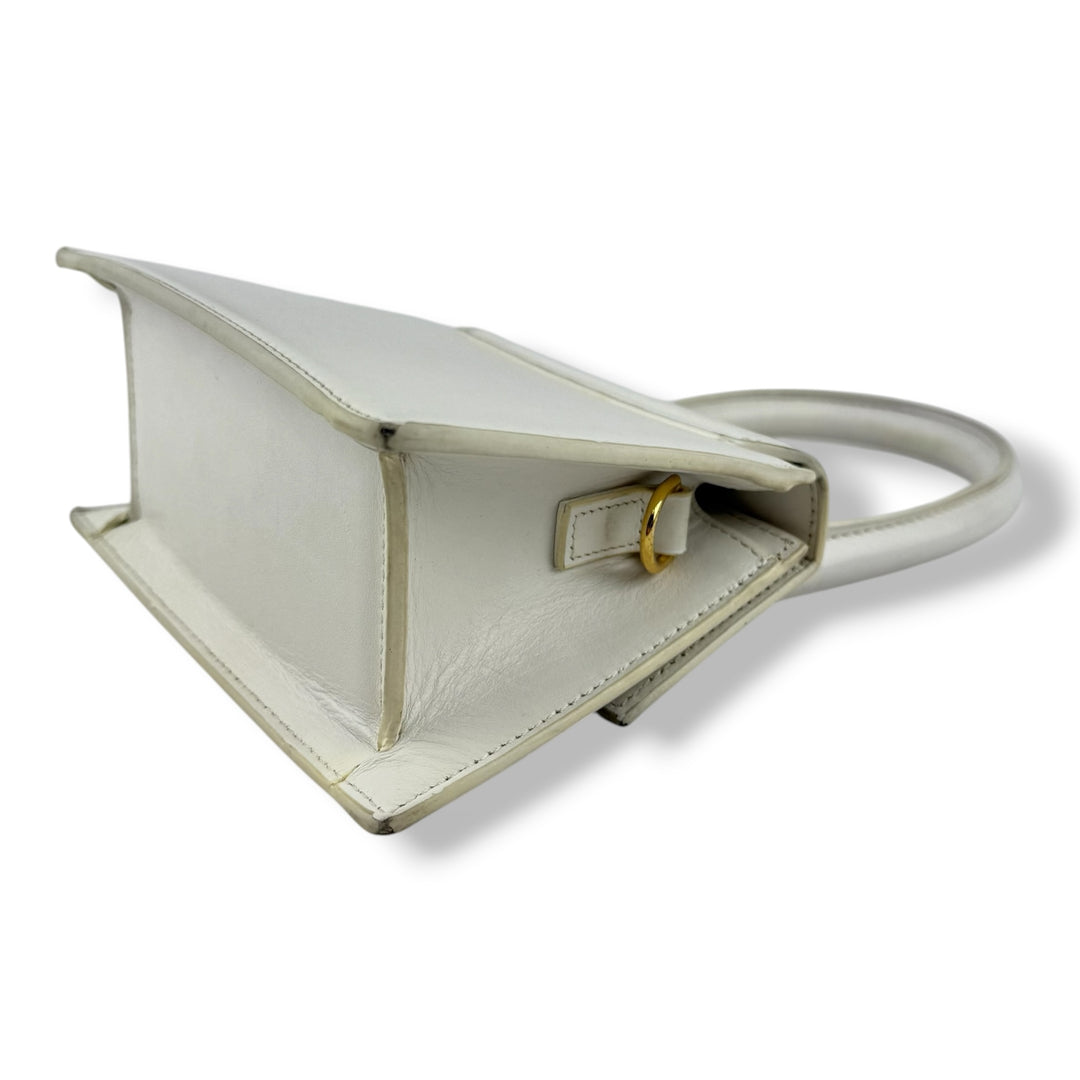 Jacquemus Le Chiquito Medium White Moyen Crossbody Handbag