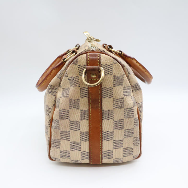 Louis Vuitton Damier Azur Speedy Bandouliere 25 Handbag