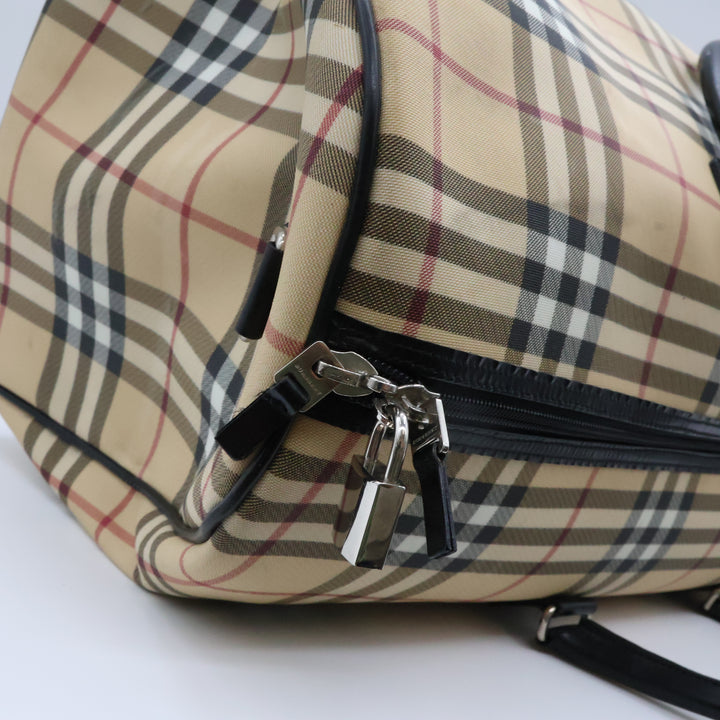 Burberry Check Duffle Beige Bag