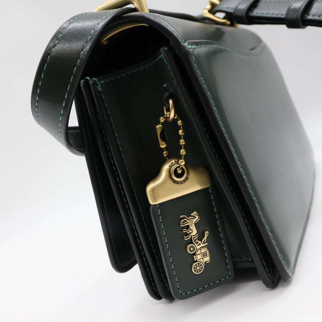 Coach Bandit Green Leather Handbag