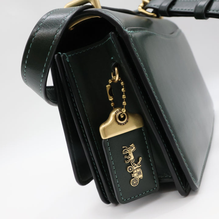 Coach Bandit Green Leather Handbag