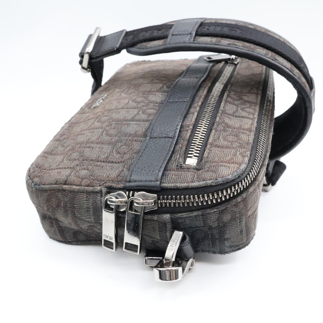 Dior Black Safari Messenger Crossbody Bag