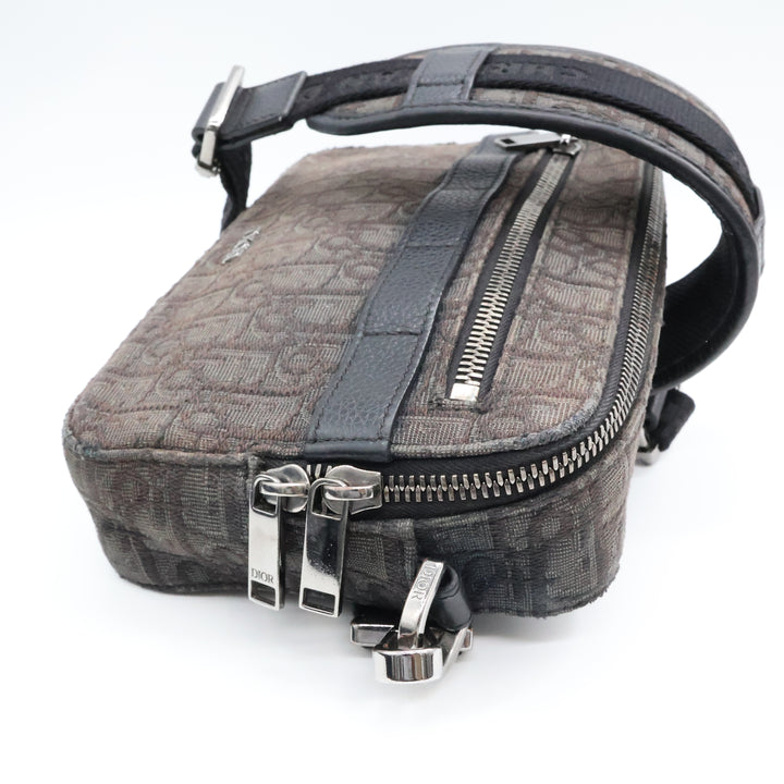 Dior Black Safari Messenger Crossbody Bag