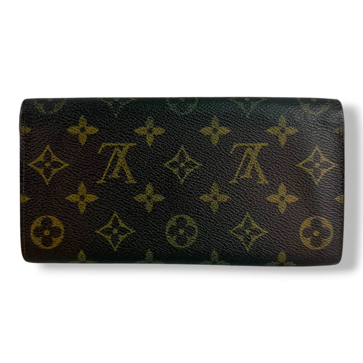 Louis Vuitton Sarah Brown Monogram Femme Wallet