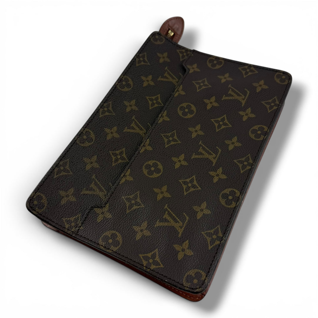 Louis Vuitton Brown Monogram Pochette Homme Clutch Bag