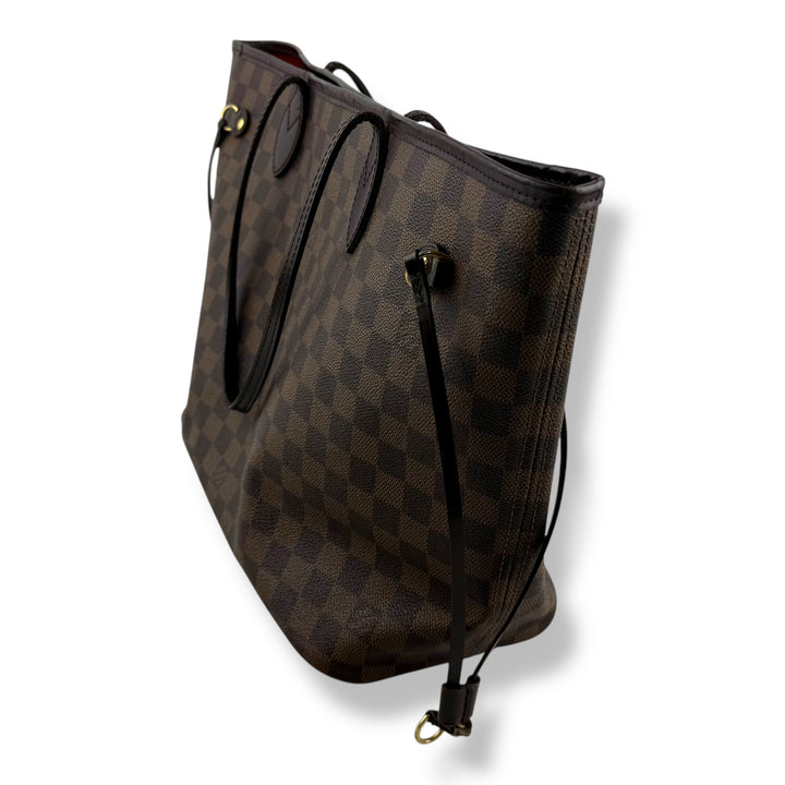 Louis Vuitton Brown Damier Neverfull MM Handbag