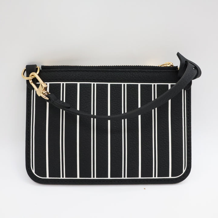 Louis Vuitton Black Neverfull Inside Out Clutch Pouch