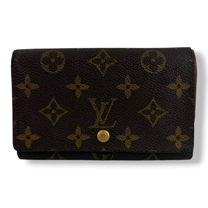 Louis Vuitton Brown Monogram Zippy Clip Purse