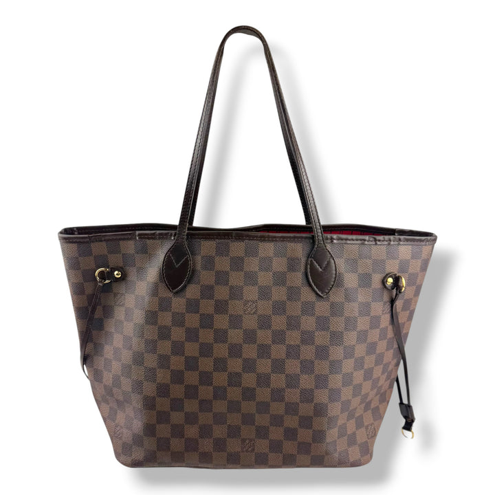 Louis Vuitton Brown Damier Neverfull MM Handbag